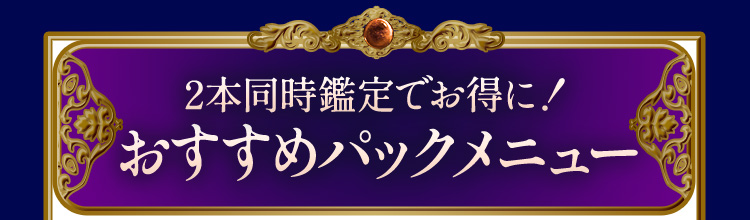 2�{�����Ӓ�ł�����!�������߃p�b�N���j���[