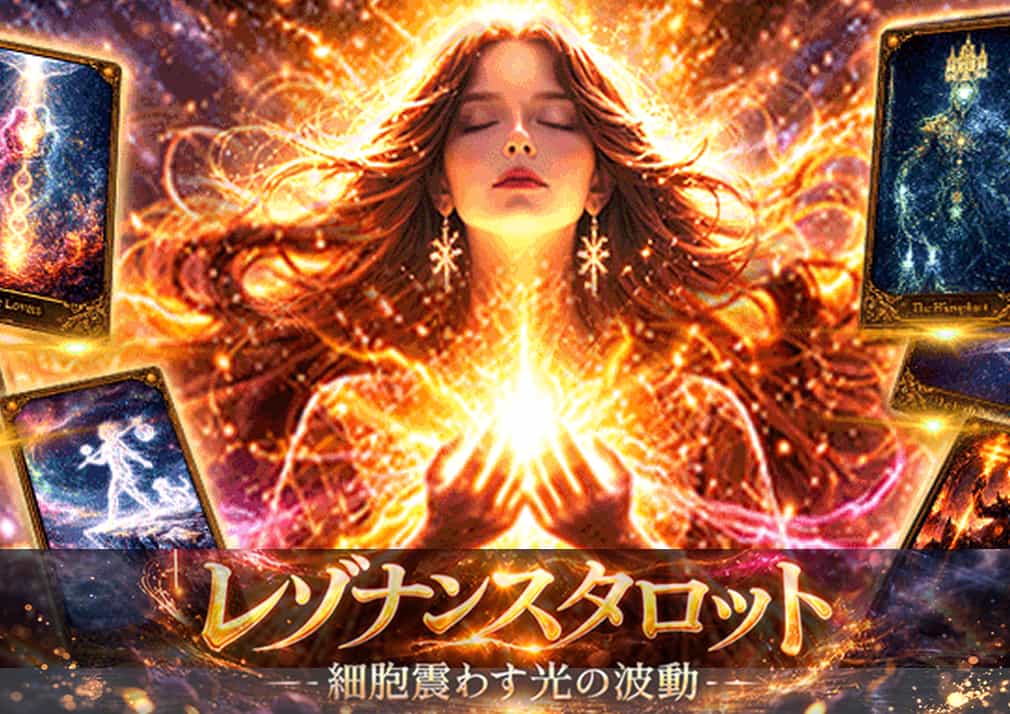 涙止まらぬ極上の救済◆【細胞震わす光の波動】レゾナンスタロット