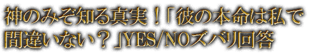 ���Τߤ��Τ뿿�¡��������̿�ϻ�Ǵְ㤤�ʤ�����YES/NO���Х����